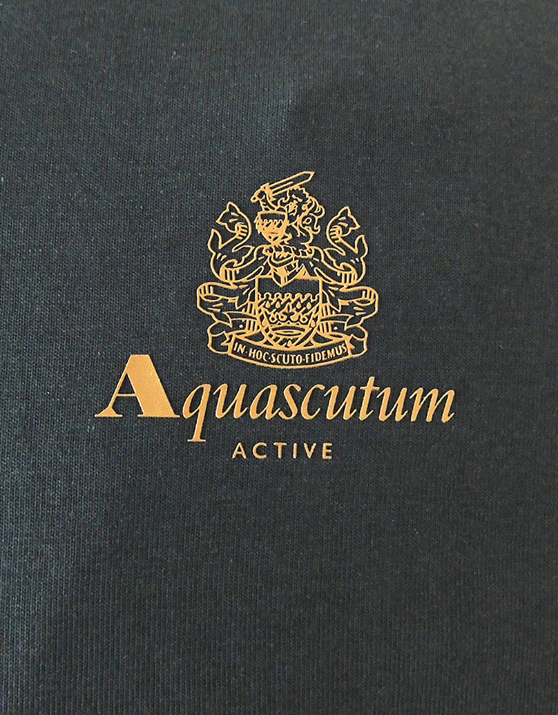 Aquascutum Active Small Logo Navy Blue T-Shirt