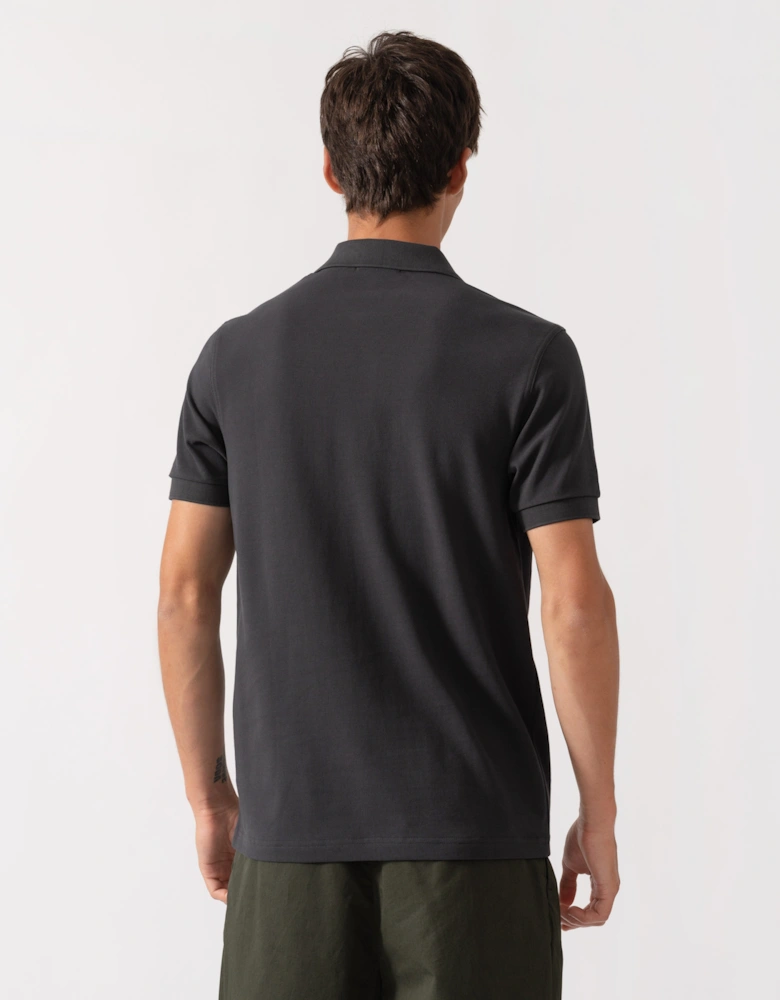 Fred Perry Mens Plain Signature Polo Shirt - Anchor Grey/Golden 85C