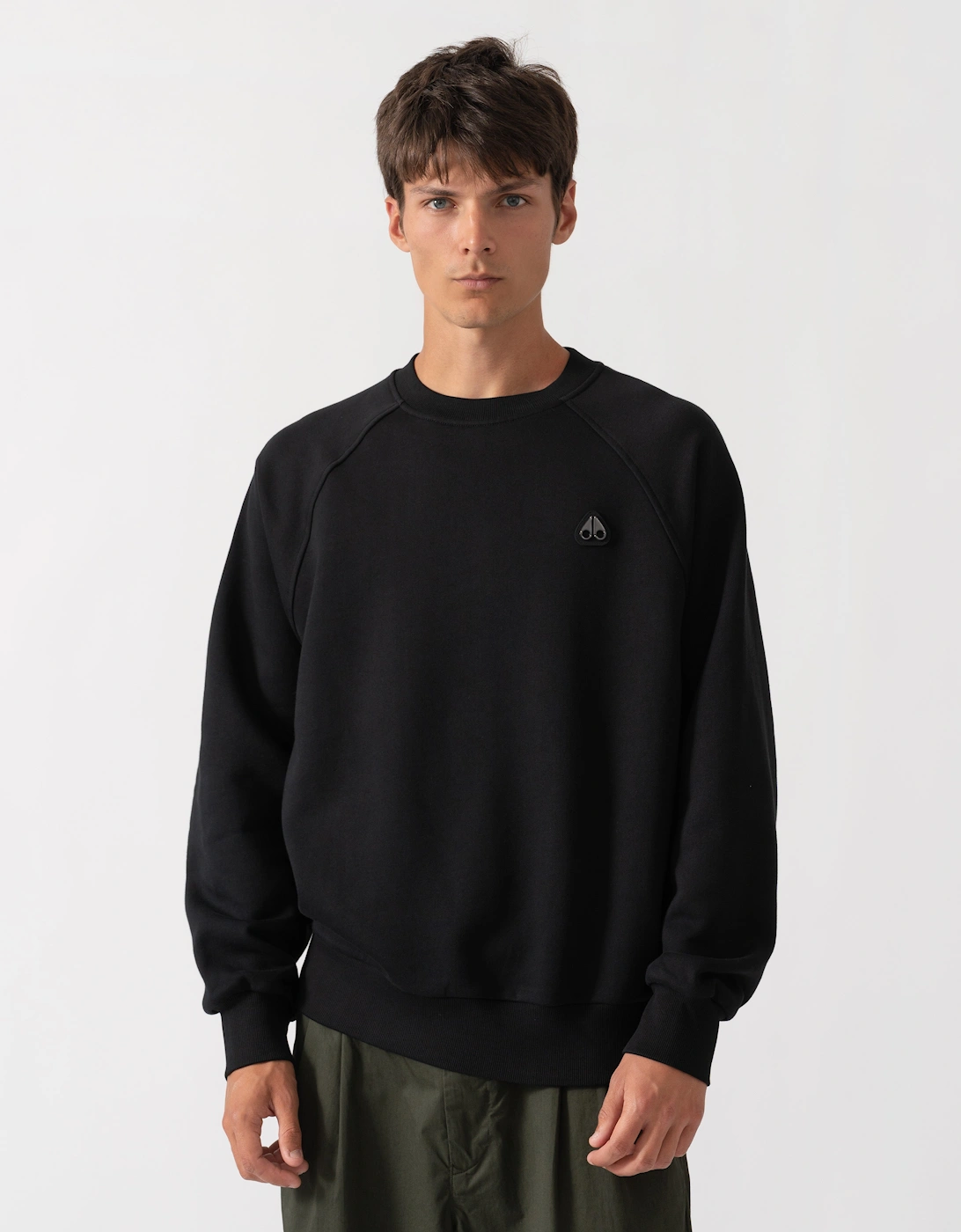 Moose Knuckles Mens Yul Crewneck Sweatshirt - Black 292, 5 of 4