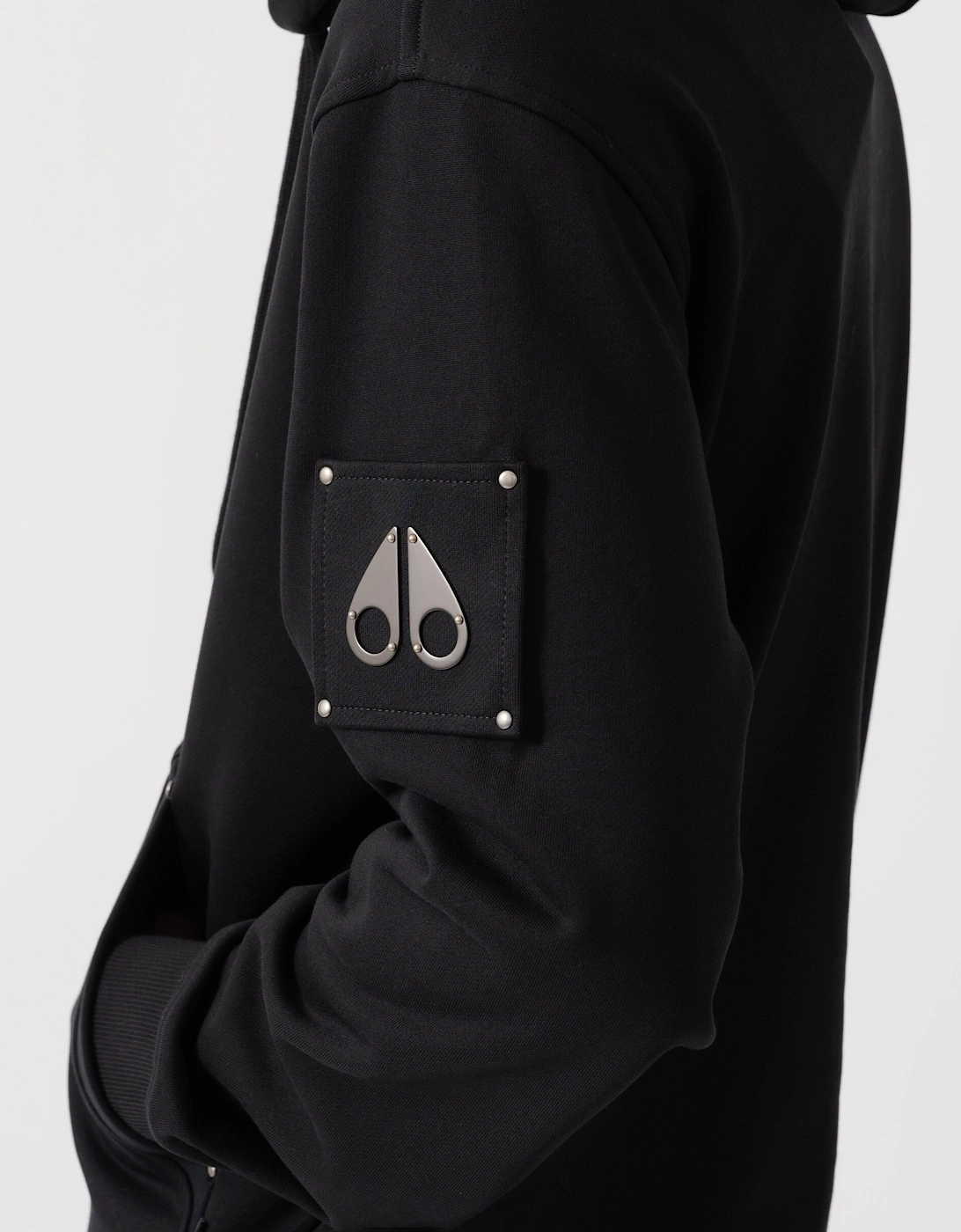 Moose Knuckles Mens Hartsfield Hoodie - Black 292