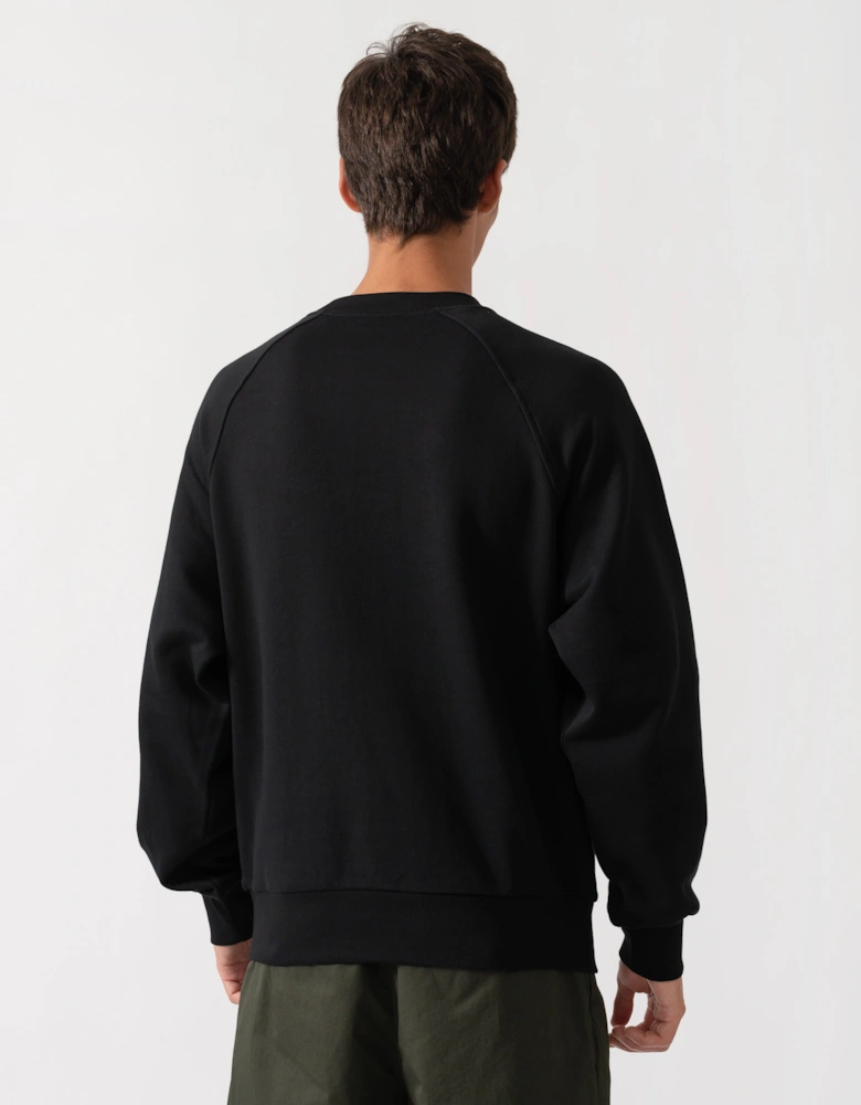 Moose Knuckles Mens Yul Crewneck Sweatshirt - Black 292