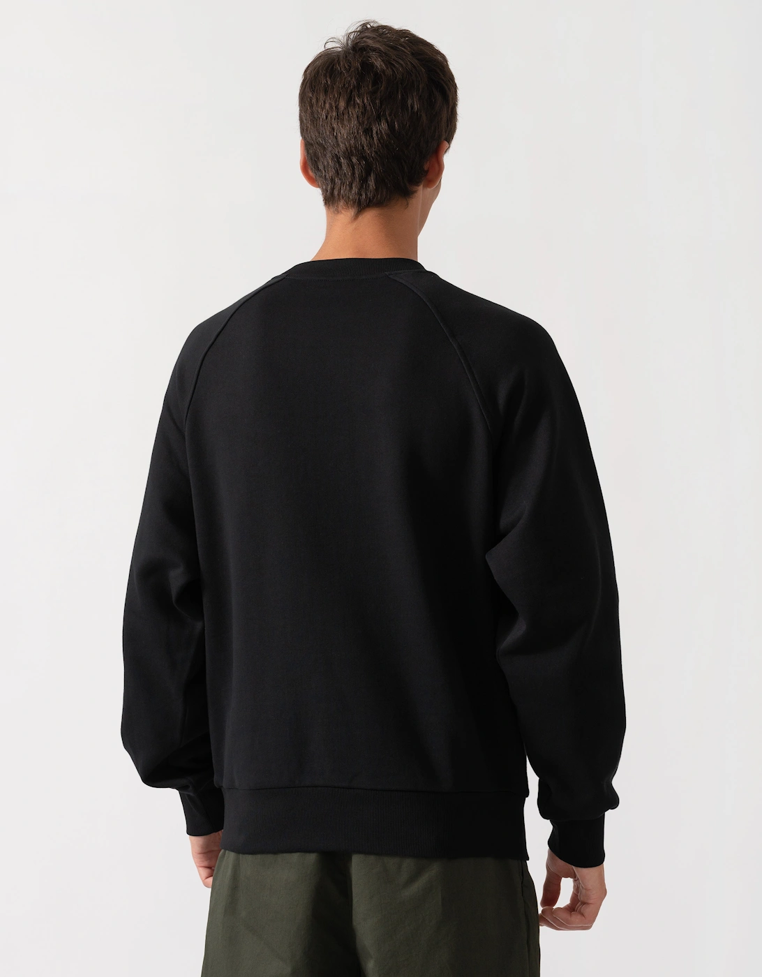 Moose Knuckles Mens Yul Crewneck Sweatshirt - Black 292