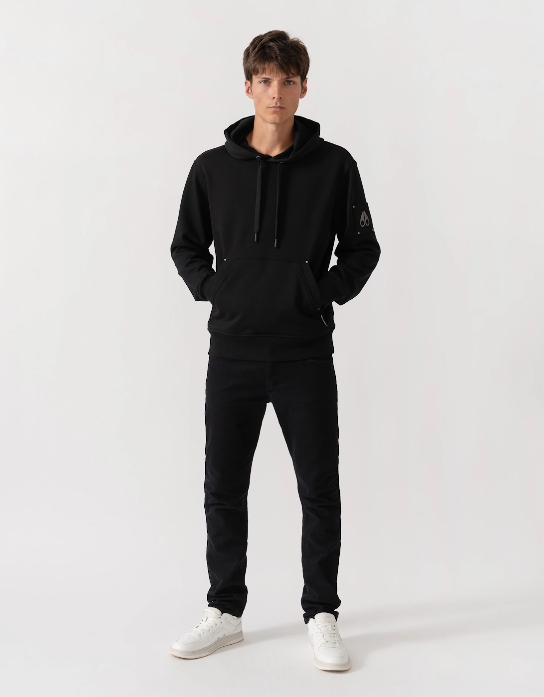 Moose Knuckles Mens Hartsfield Hoodie - Black 292