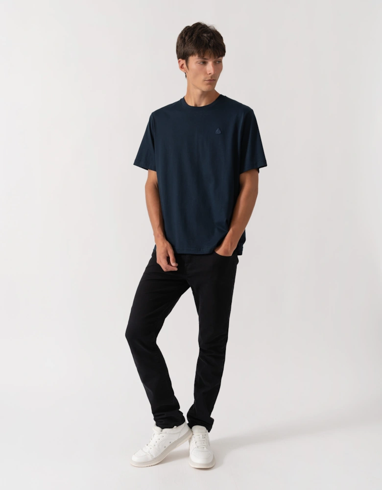 Moose Knuckles Mens Yul Classic T-Shirt - Navy 833