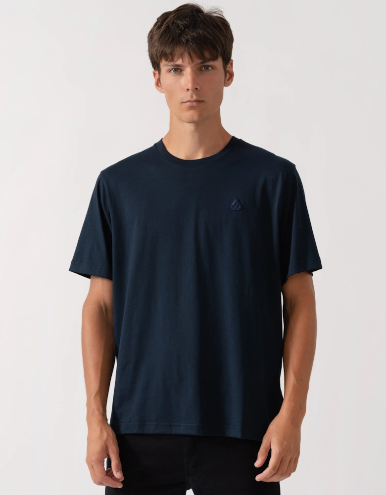 Moose Knuckles Mens Yul Classic T-Shirt - Navy 833