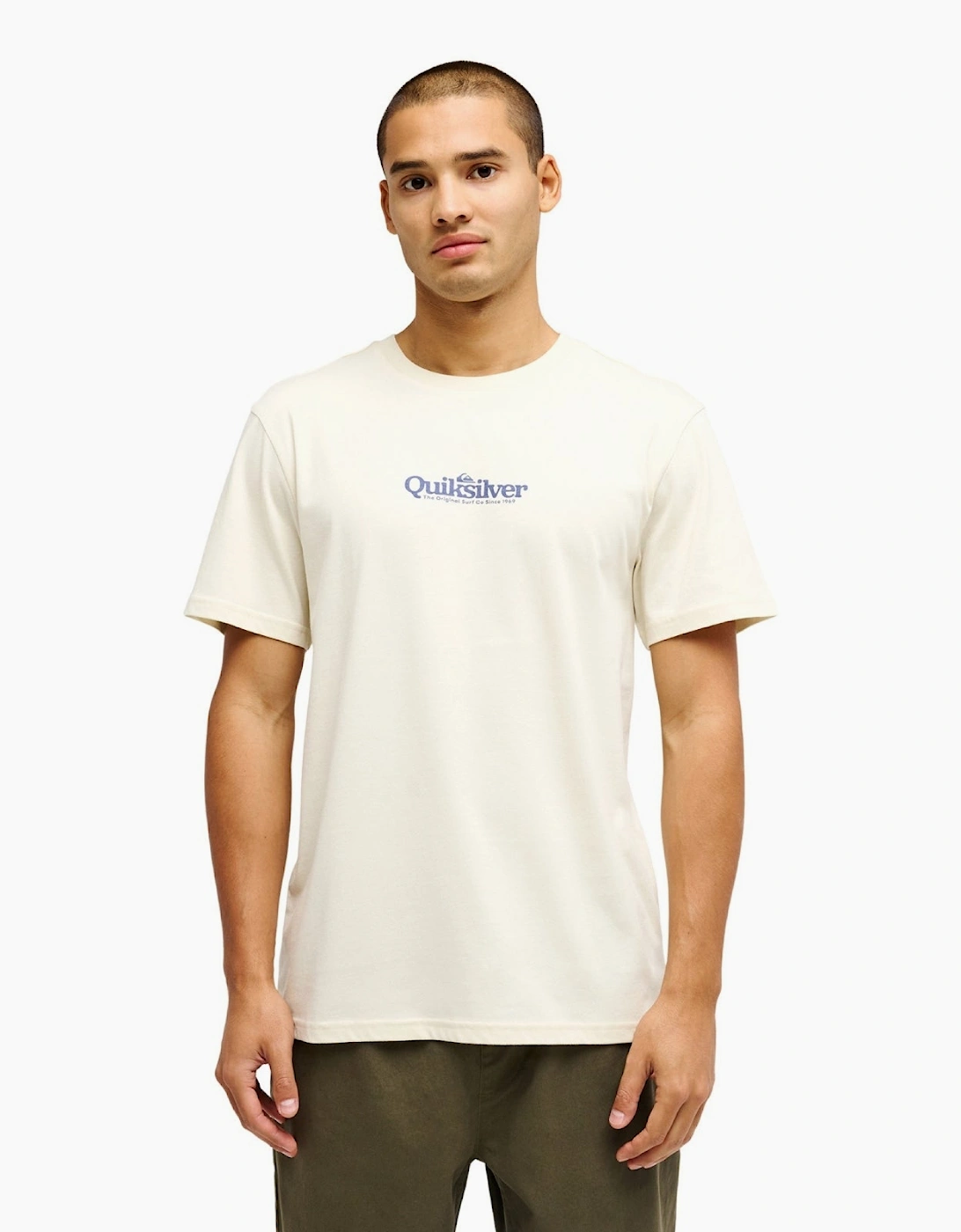 Quiksilver Mens Fineline Crew Neck Short Sleeve T-Shirt, 2 of 1
