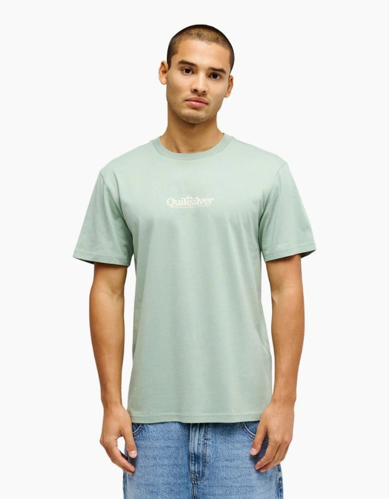 Quiksilver Mens Fineline Crew Neck Short Sleeve T-Shirt