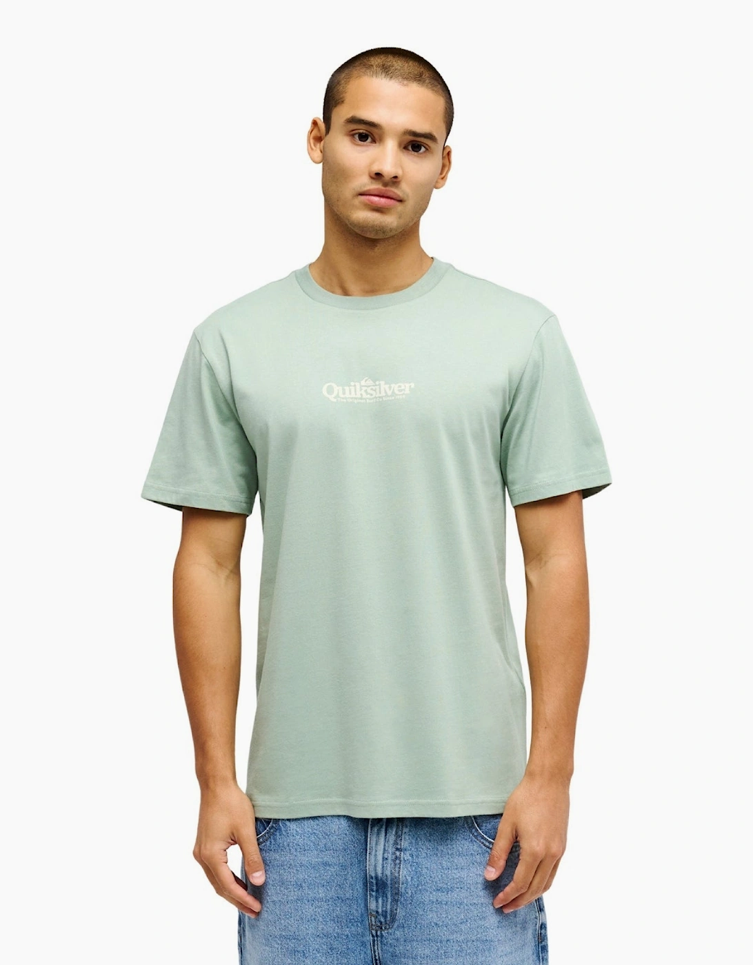 Quiksilver Mens Fineline Crew Neck Short Sleeve T-Shirt, 2 of 1