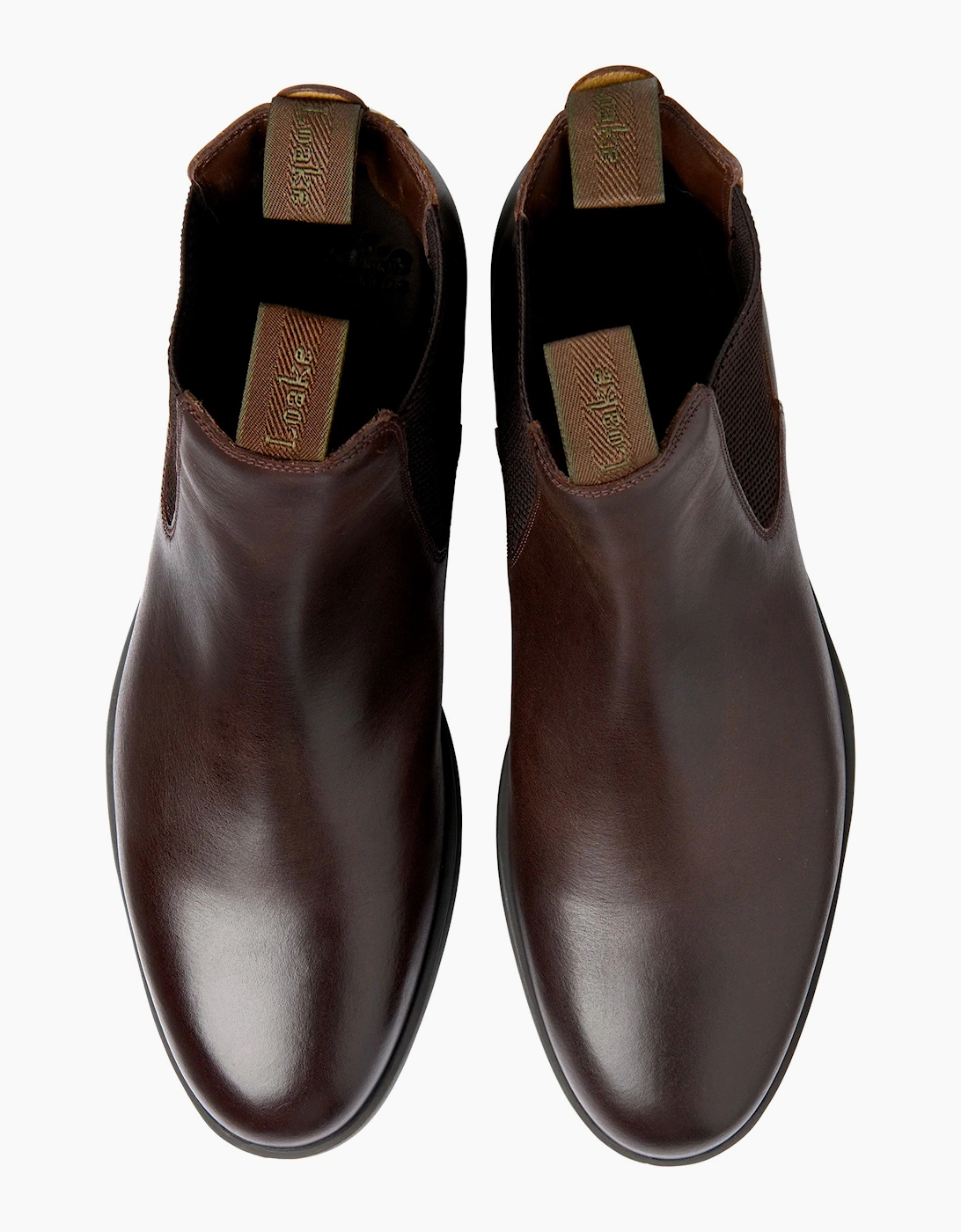LOAKE CONRAD CHELSEA BOOT DARK BROWN