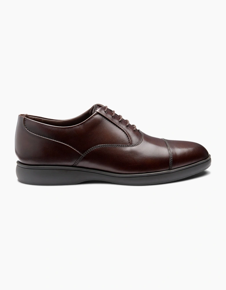 LOAKE ARMSTRONG OXFORD SHOE DARK BROWN