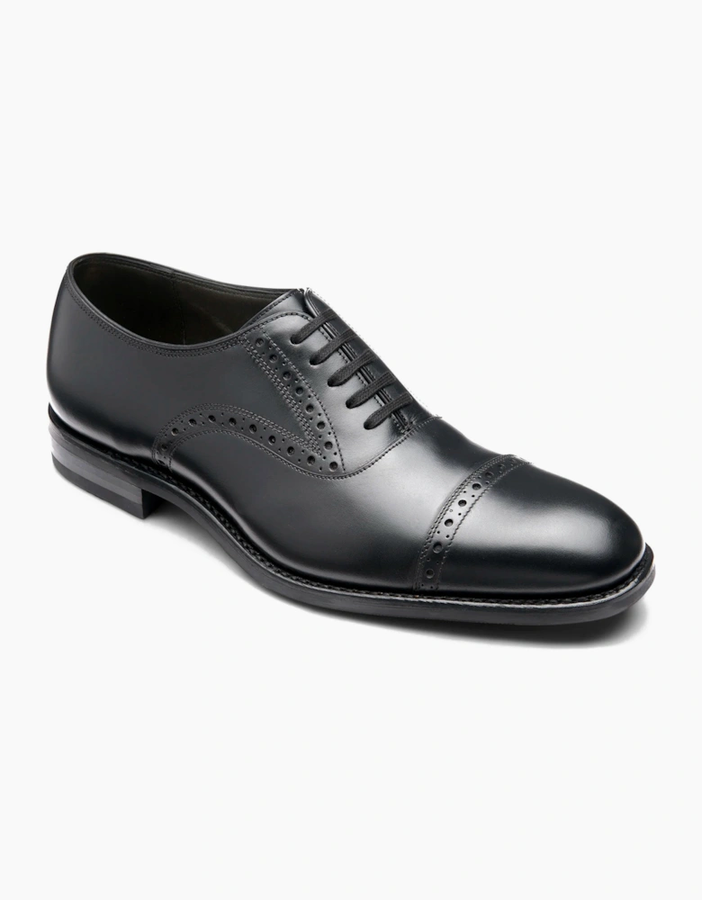 LOAKE KELLAR OXFORD SEMI BROGUE BLACK