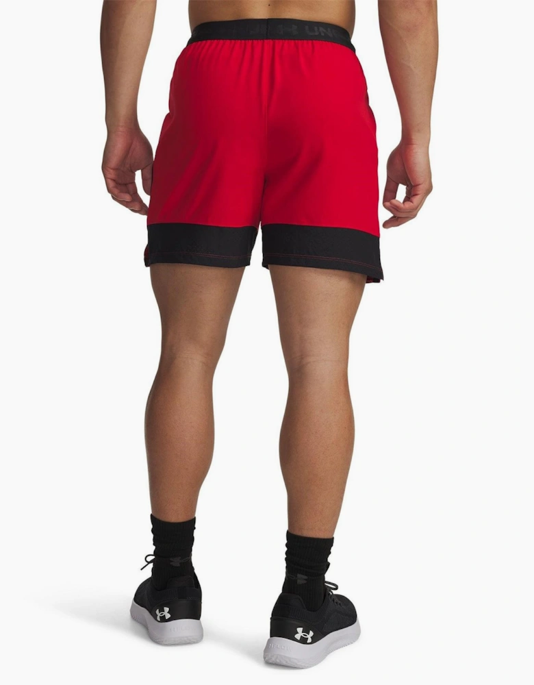 Gradient Print Bermuda Shorts with Elasticated Waistband