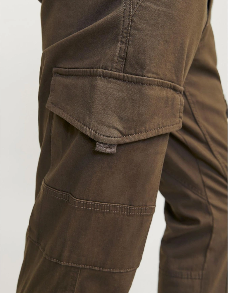 Paul Cargo Ribbed Hem Straight Leg Pants