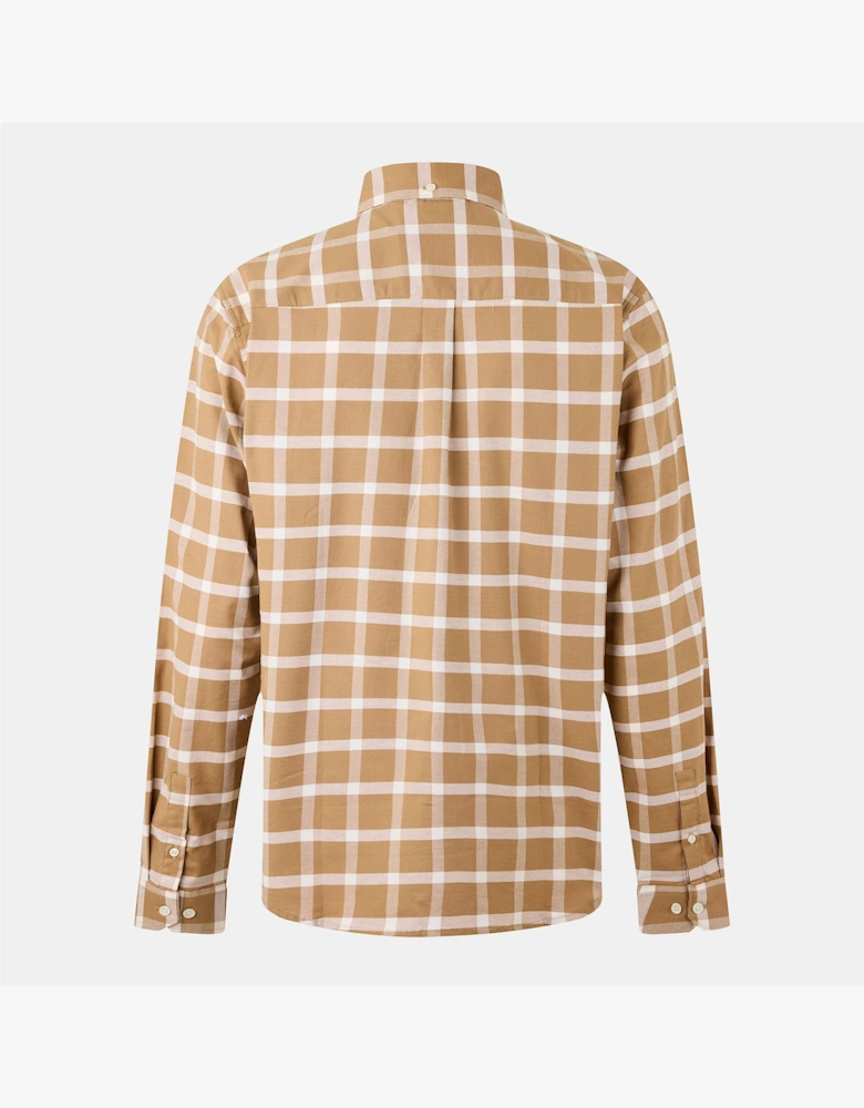 Regular Fit Long Sleeve Button Down Collar Shirt