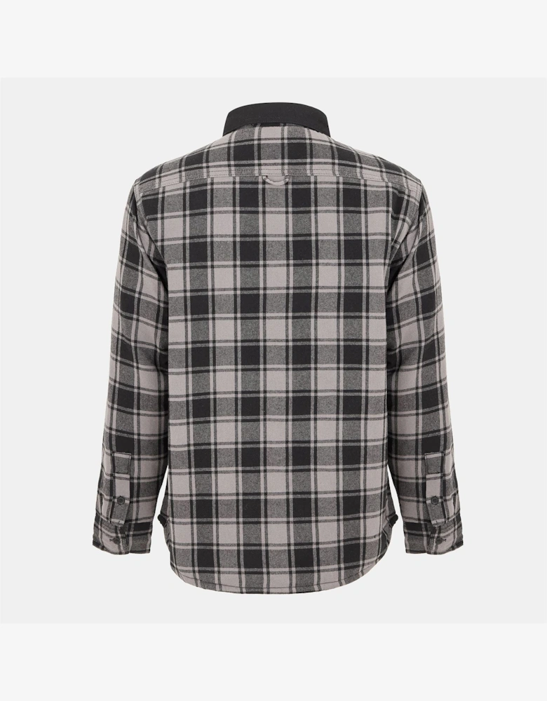 Valley Plaid Snap Button Chest Pocket Overshirt