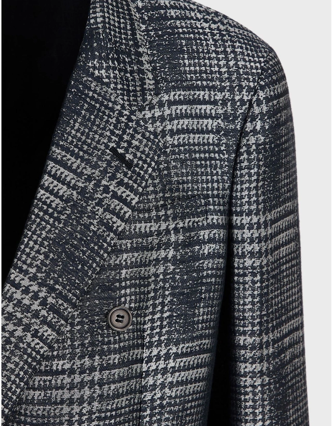 Notched Neck Regular Fit Blazer Jacket