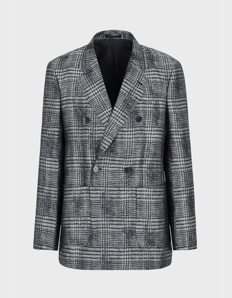 Notched Neck Regular Fit Blazer Jacket