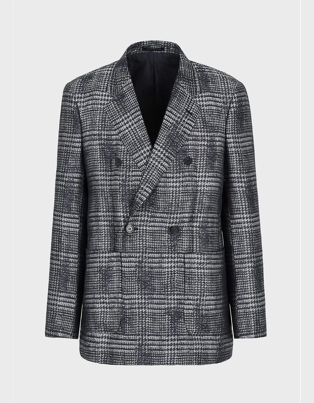 Notched Neck Regular Fit Blazer Jacket