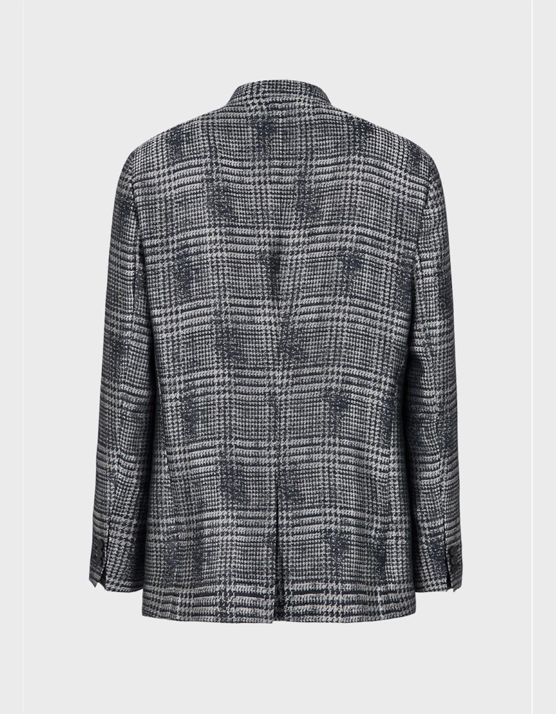 Notched Neck Regular Fit Blazer Jacket