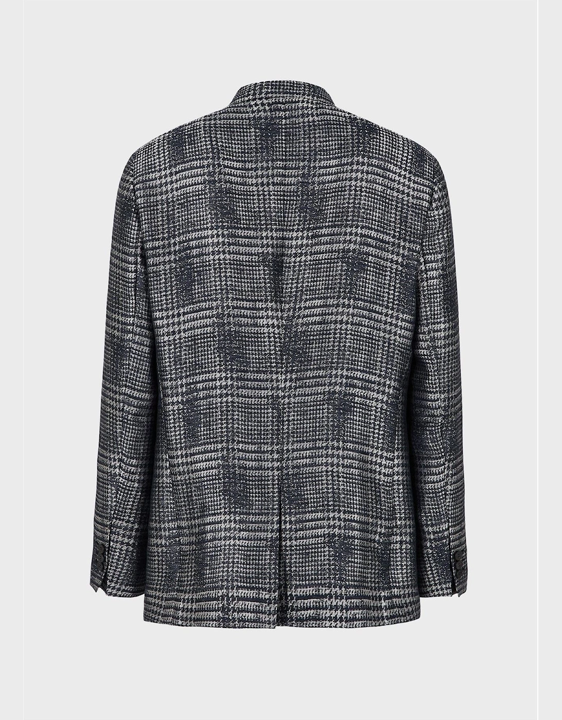 Notched Neck Regular Fit Blazer Jacket