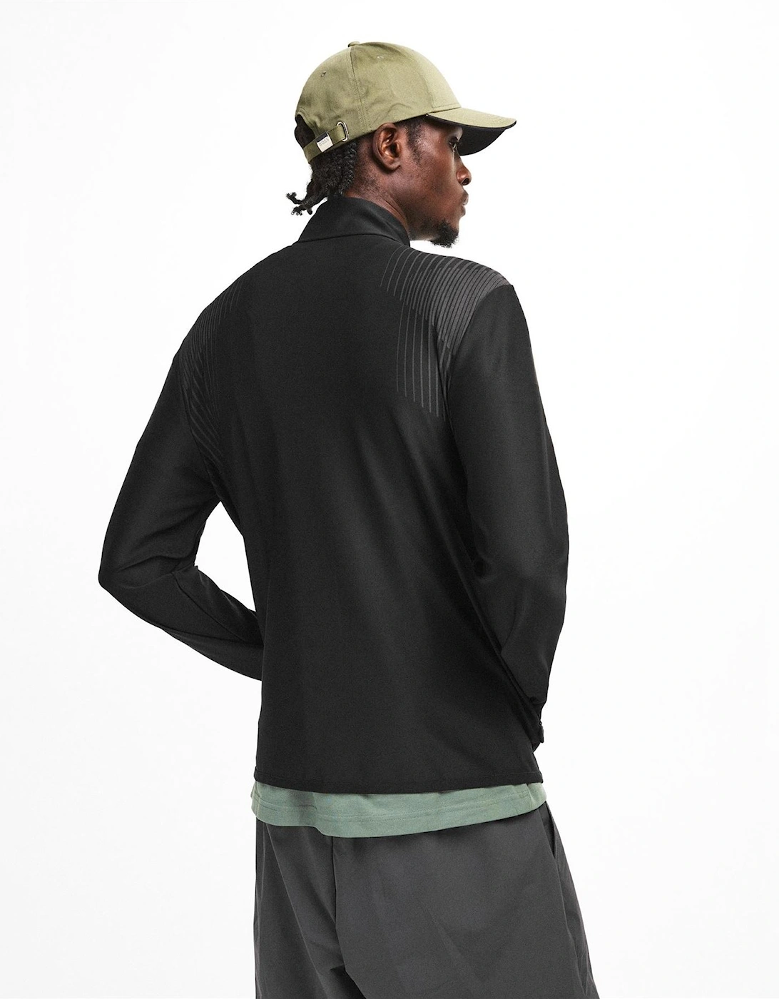 Mens Sw Active Push FulL-Zip Tracksuit Top