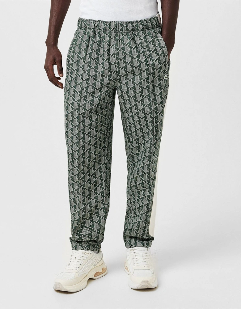 Geometric Patterned Regular Fit Track Pants