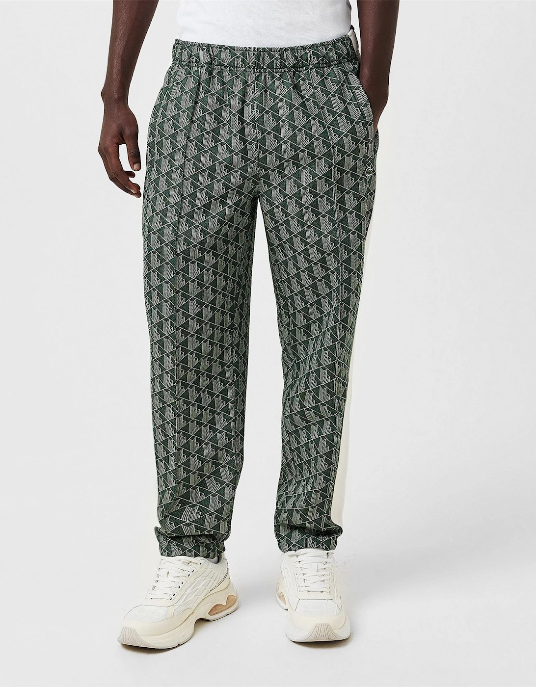 Geometric Patterned Regular Fit Track Pants