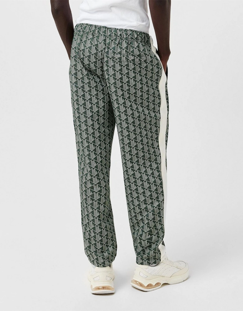 Geometric Patterned Regular Fit Track Pants