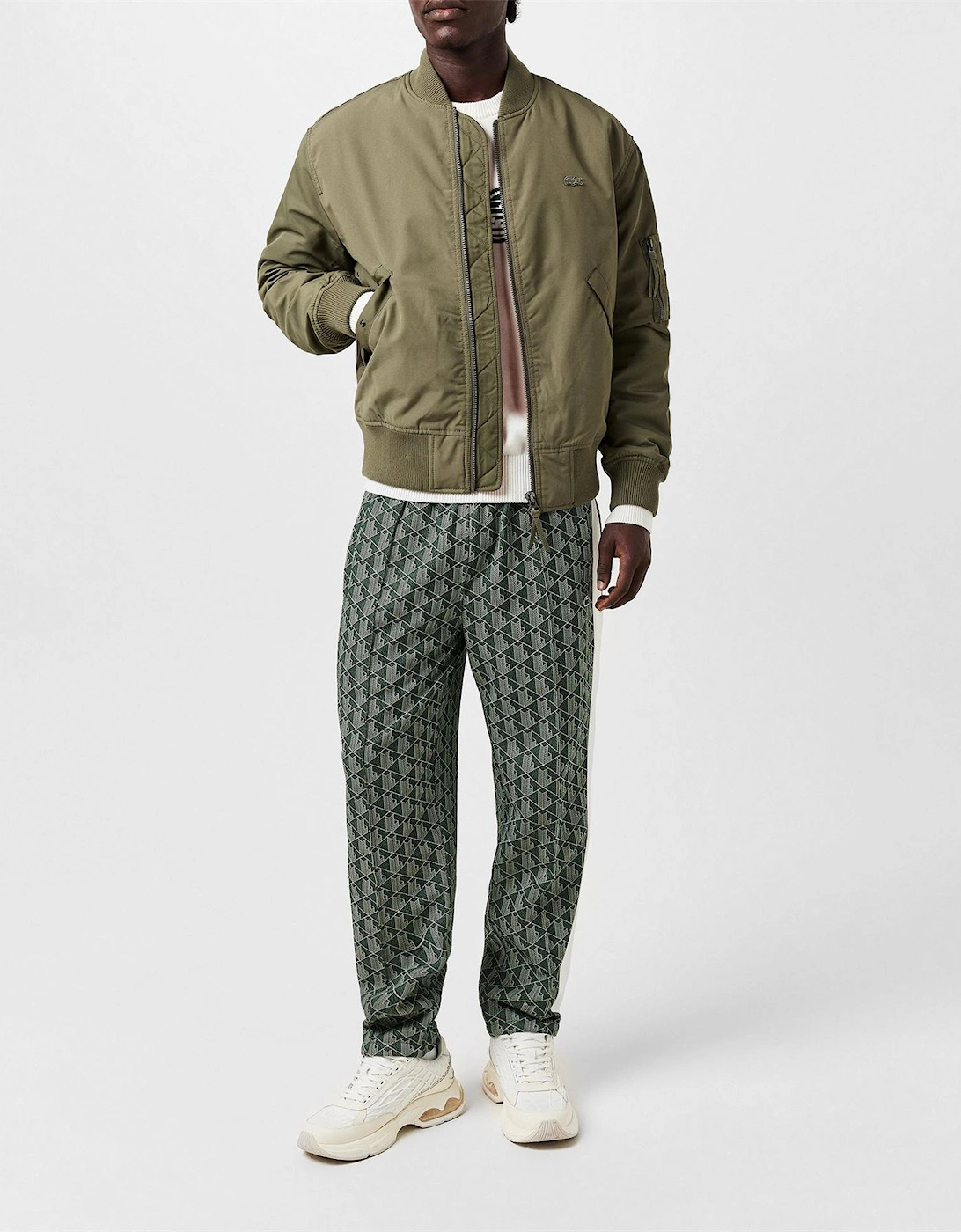 Geometric Patterned Regular Fit Track Pants