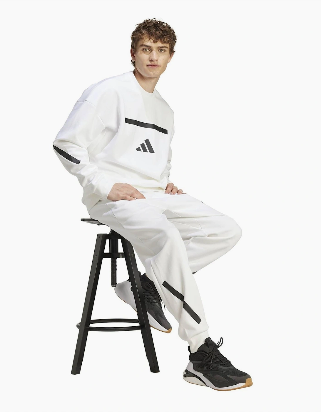 Z.N.E. Crew Neck Long Sleeve Oversized Sweatshirt