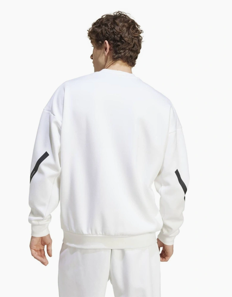 Z.N.E. Crew Neck Long Sleeve Oversized Sweatshirt