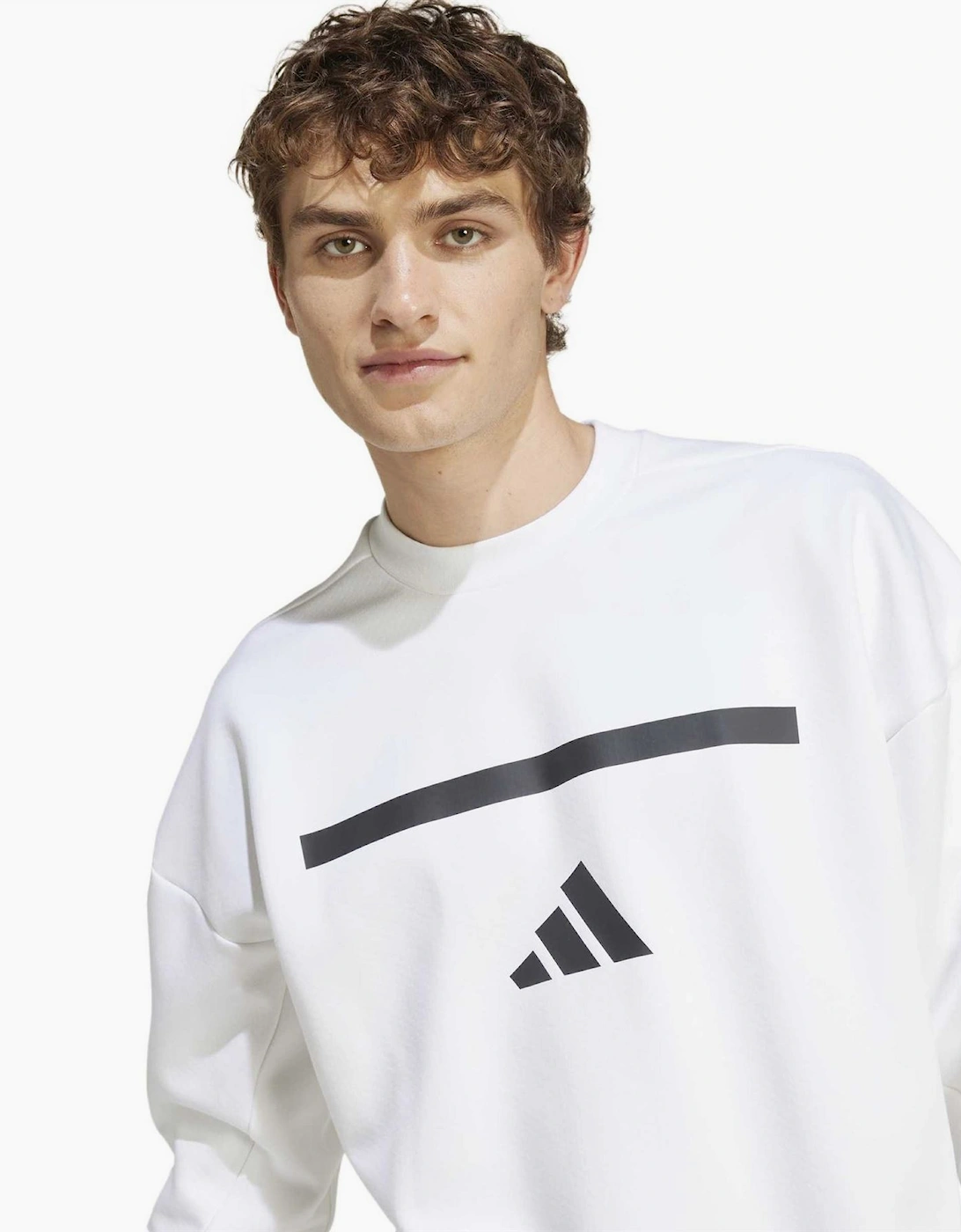 Z.N.E. Crew Neck Long Sleeve Oversized Sweatshirt