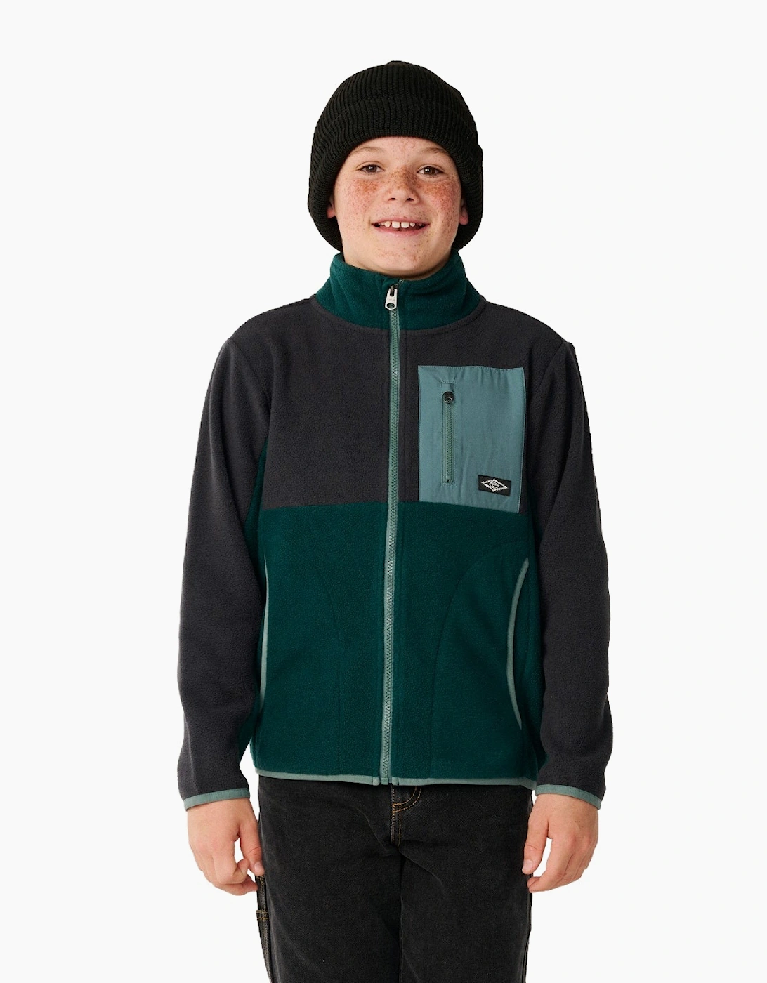 Rip Curl Kids Raw Energy Block Polar Full Zip Fleece