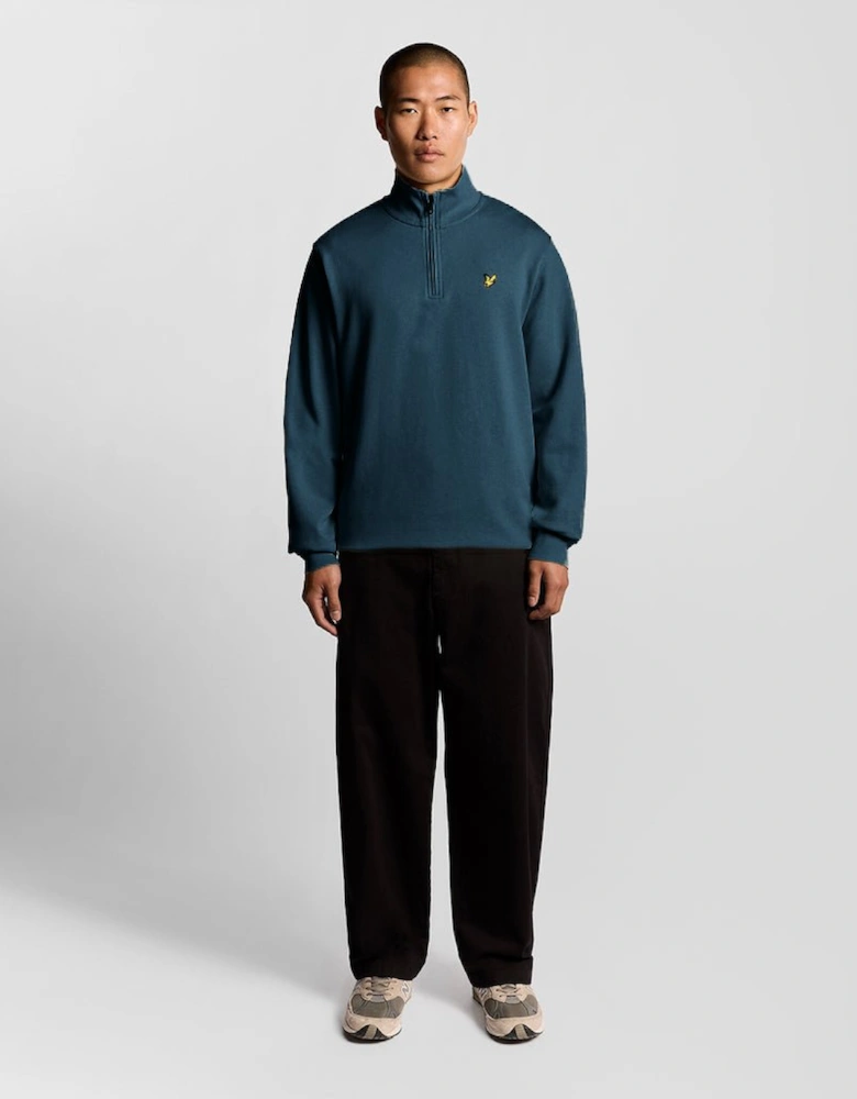 Everyday 1/4 Zip Cotton Sweatshirt
