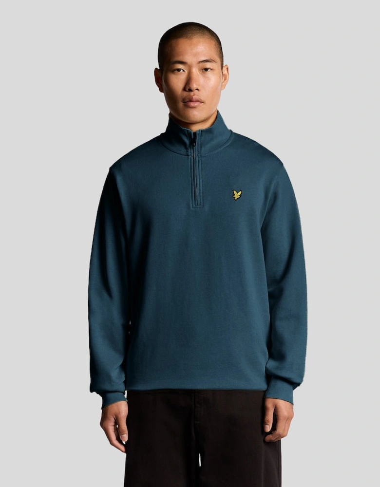 Everyday 1/4 Zip Cotton Sweatshirt