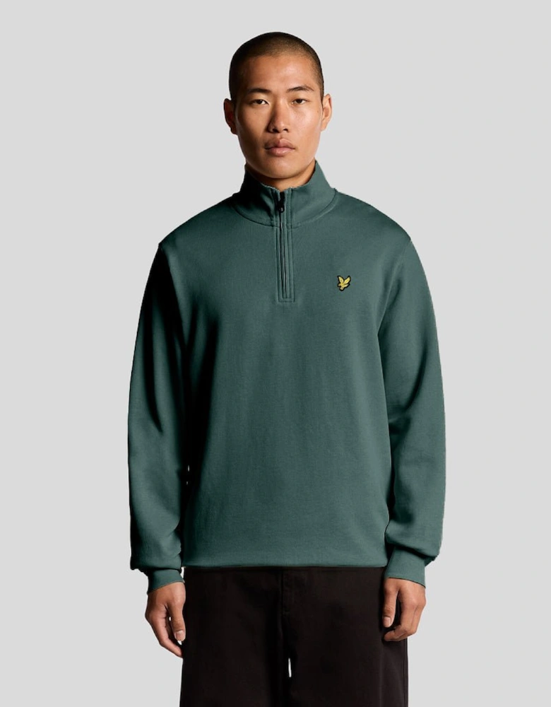 Everyday 1/4 Zip Cotton Sweatshirt