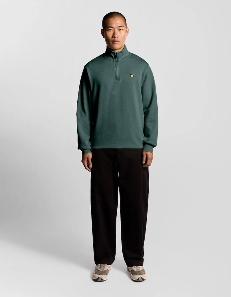 Everyday 1/4 Zip Cotton Sweatshirt