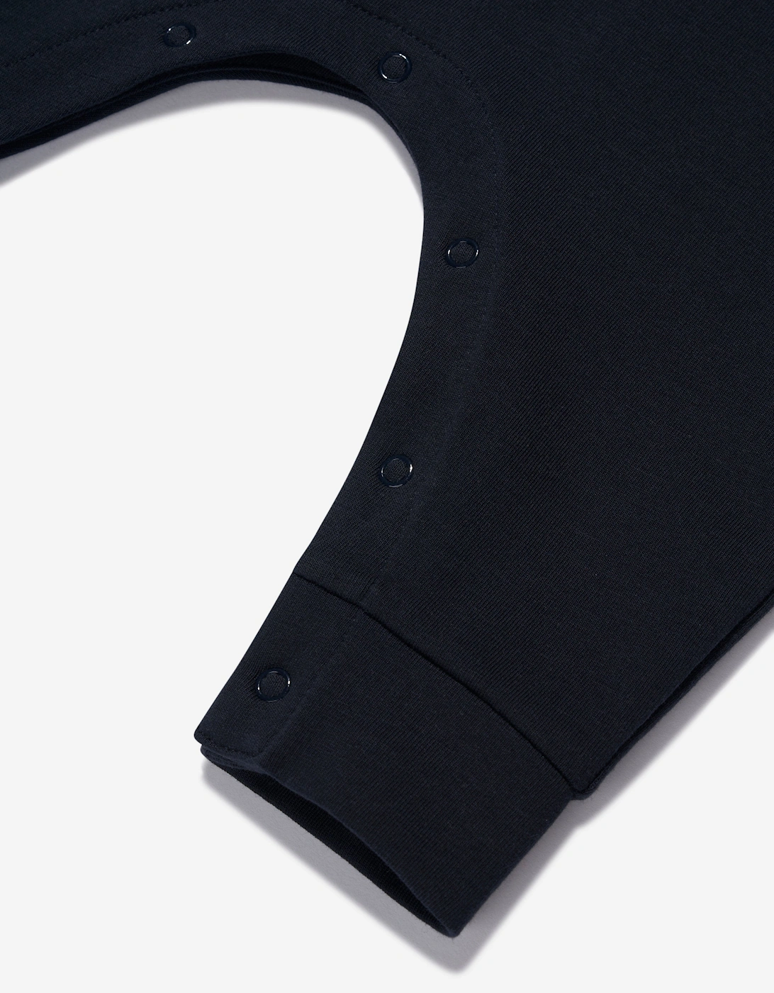 Moncler Enfant Baby Logo Romper in Navy