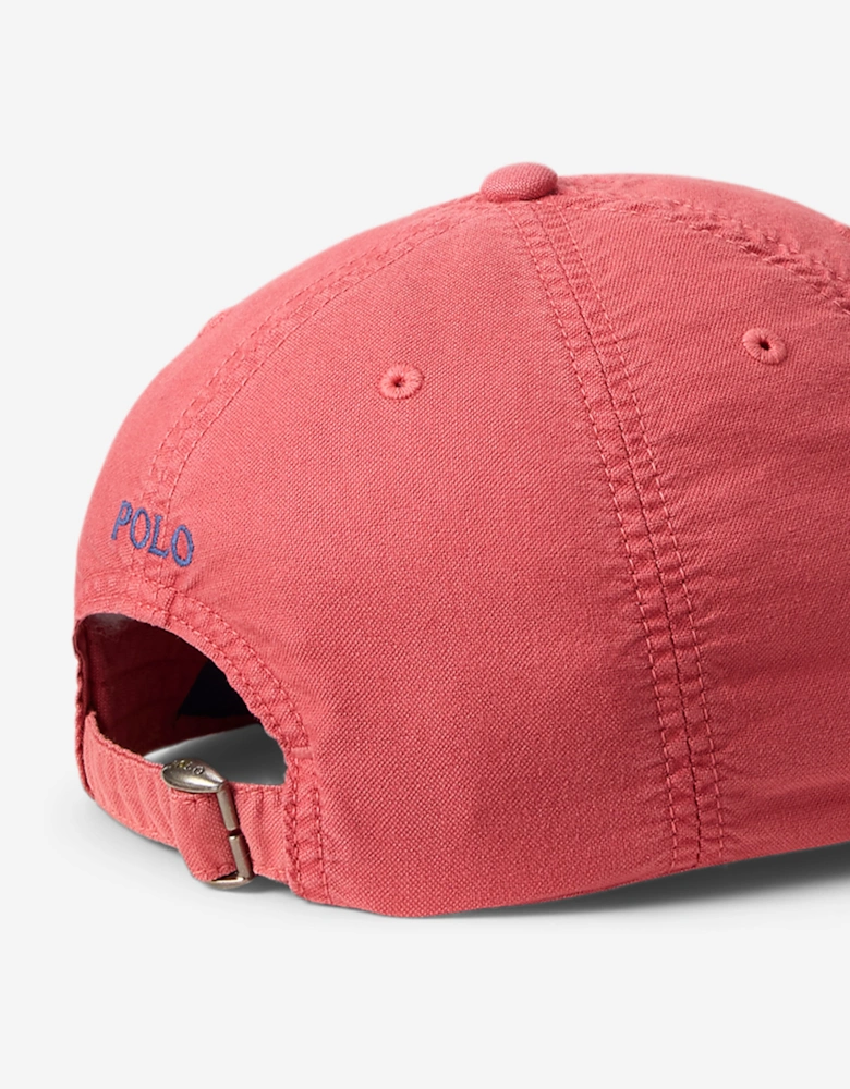 Ralph Lauren Boys Oxford Woven Cap in Pink