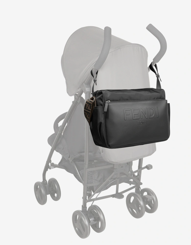 Fendi Baby Branded Changing Bag in Black (40cm)