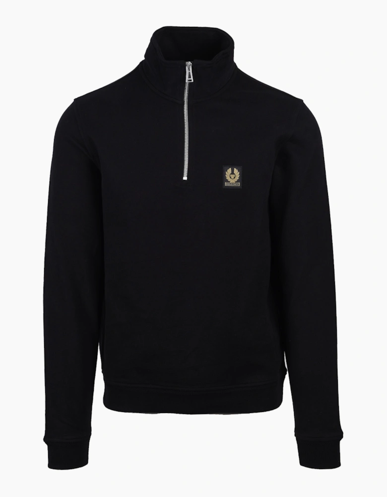 Belstaff Half Zip Sweatshirt Black