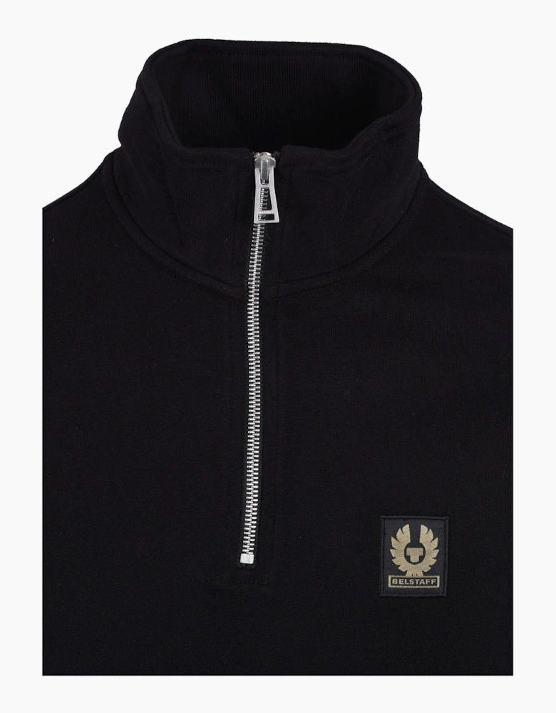 Belstaff Half Zip Sweatshirt Black