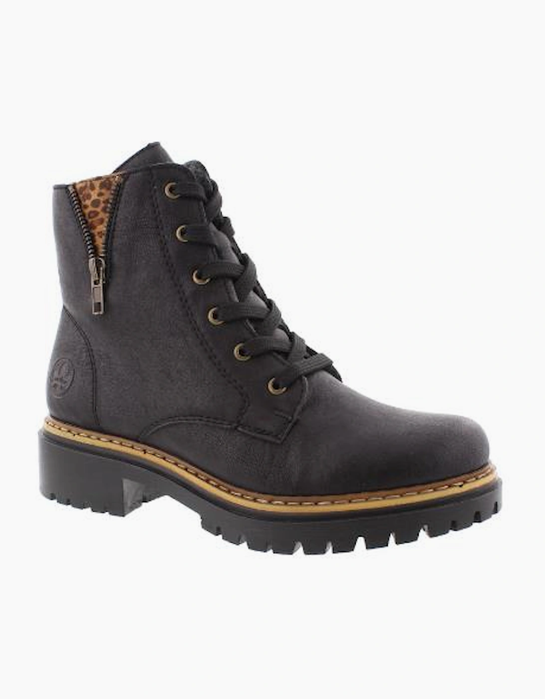 Rieker Ladies Boots 72617-00 in Black, 2 of 1
