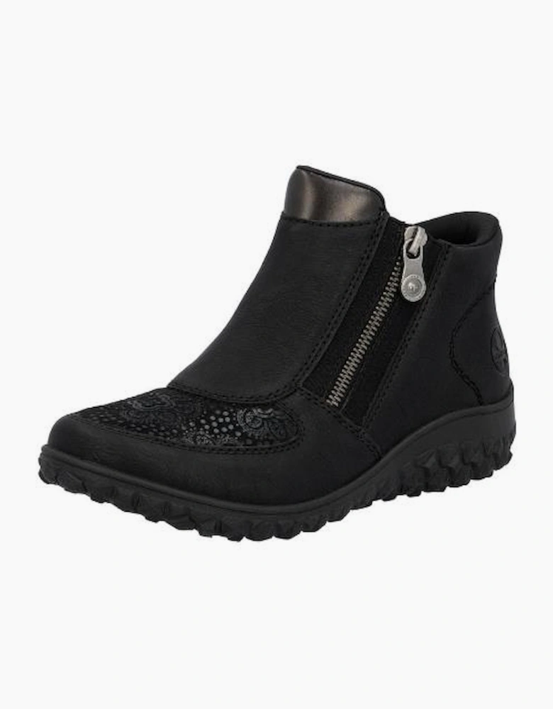 Rieker Ladies Boots 59558-00 in Black