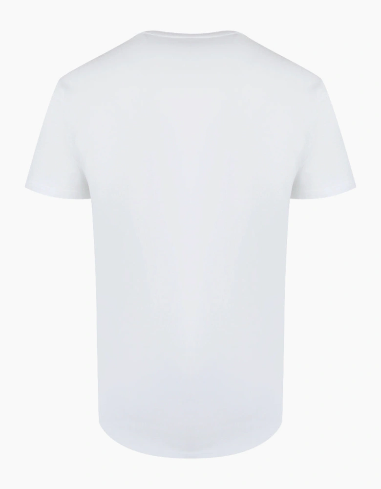Palm Angels Flag Logo White T-Shirt