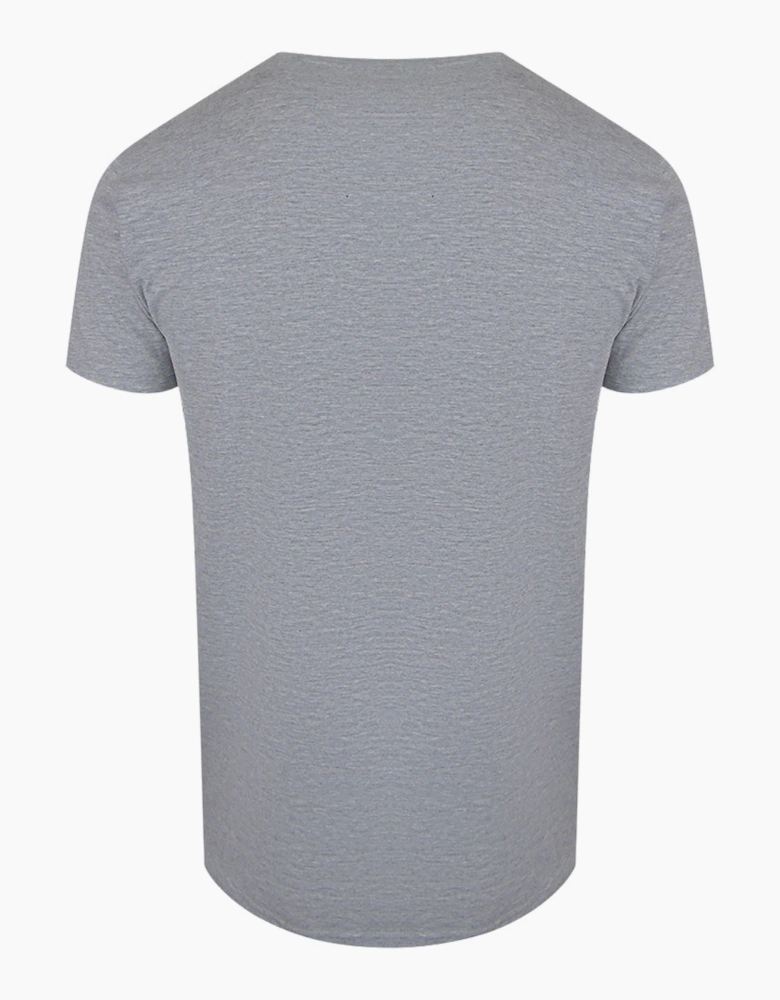 Palm Angels Flag Logo Grey T-Shirt