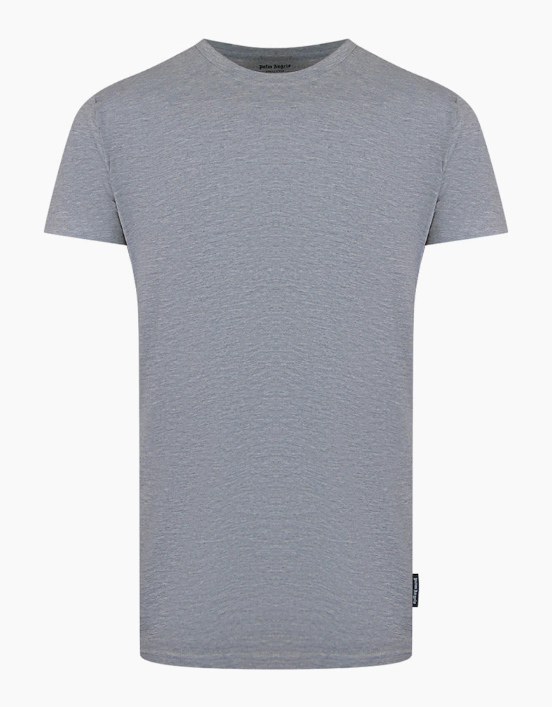 Palm Angels Flag Logo Grey T-Shirt