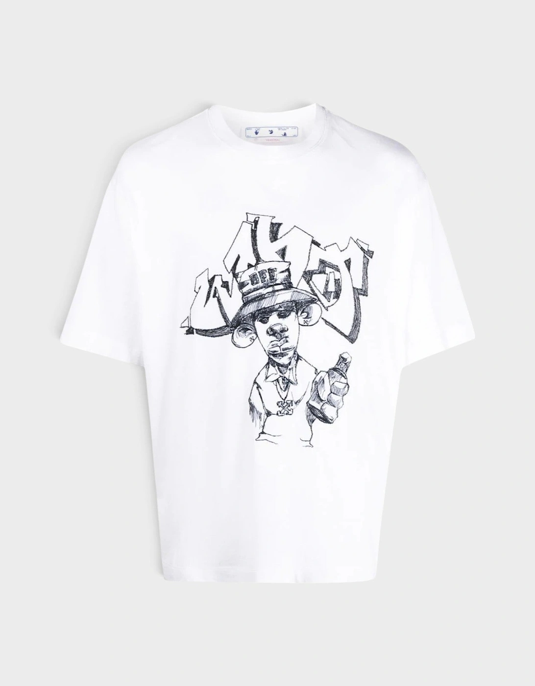 Graffiti Over Skate Short Sleeve Tee White, 3 of 2