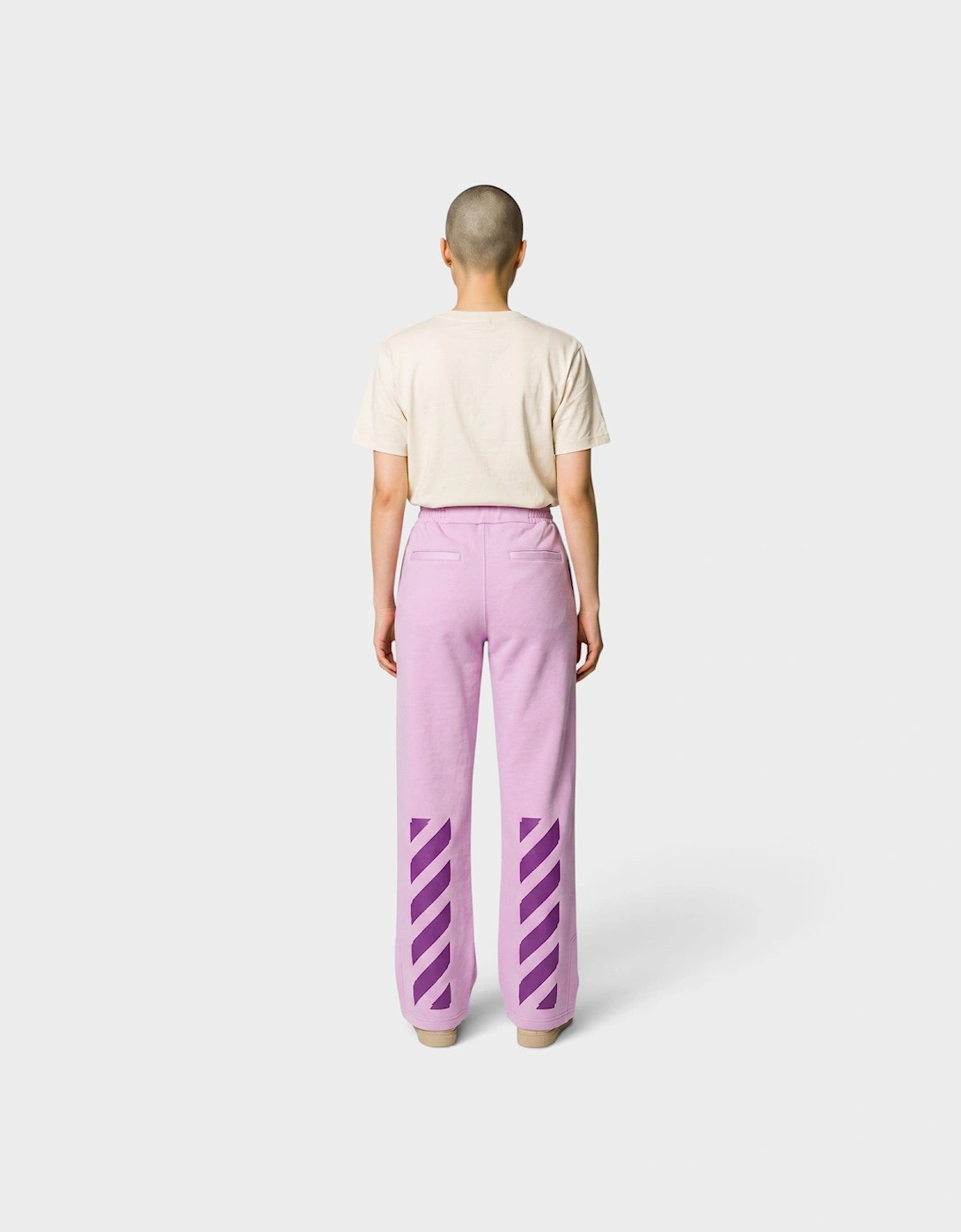 Diag Tapered Sweatpant Lilac