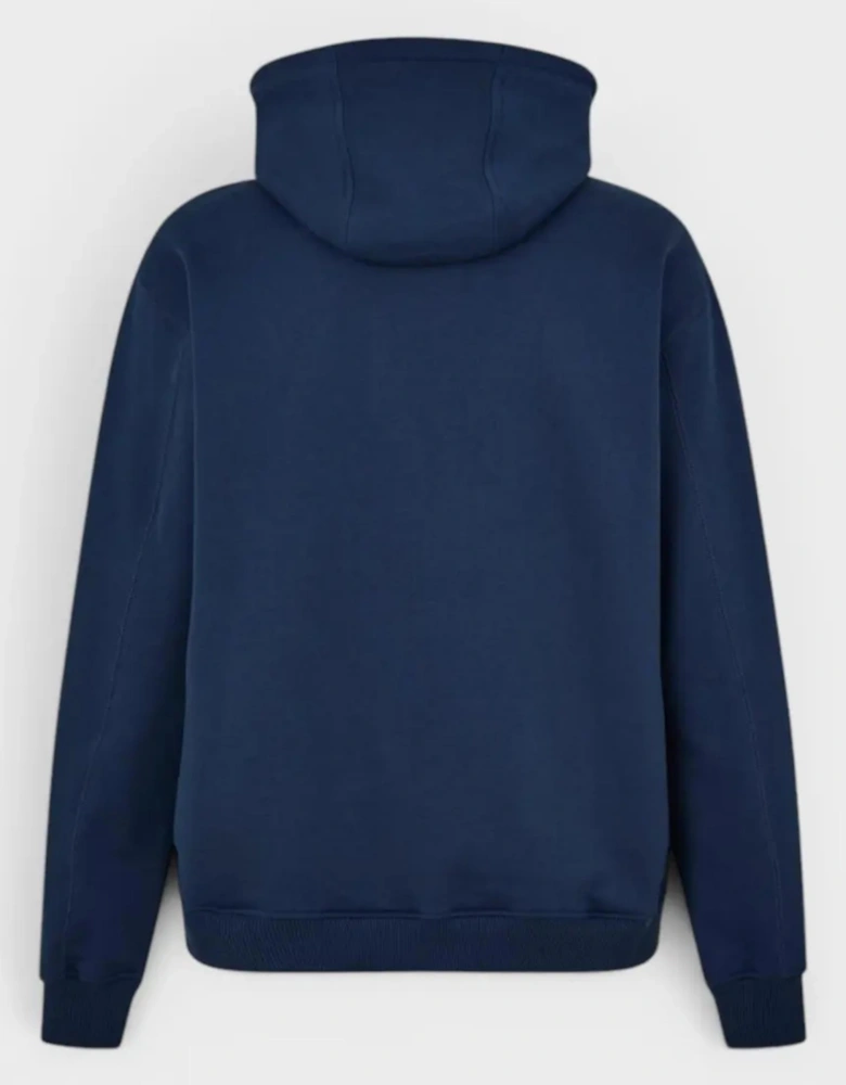CASABLANCA L'ARCHE DE TENNIS HOODIE NAVY